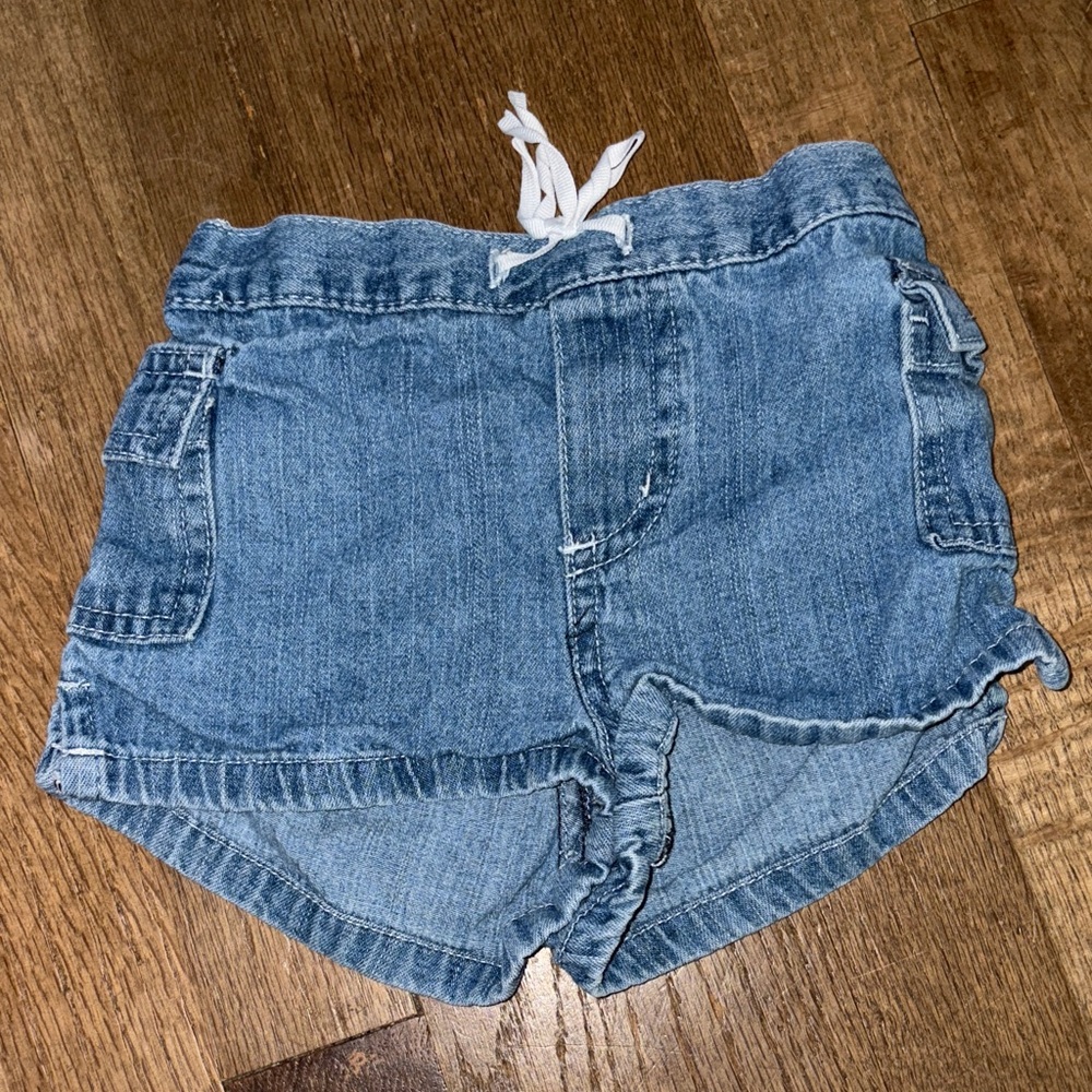 Circo Denim Blue Shorts with White Accents